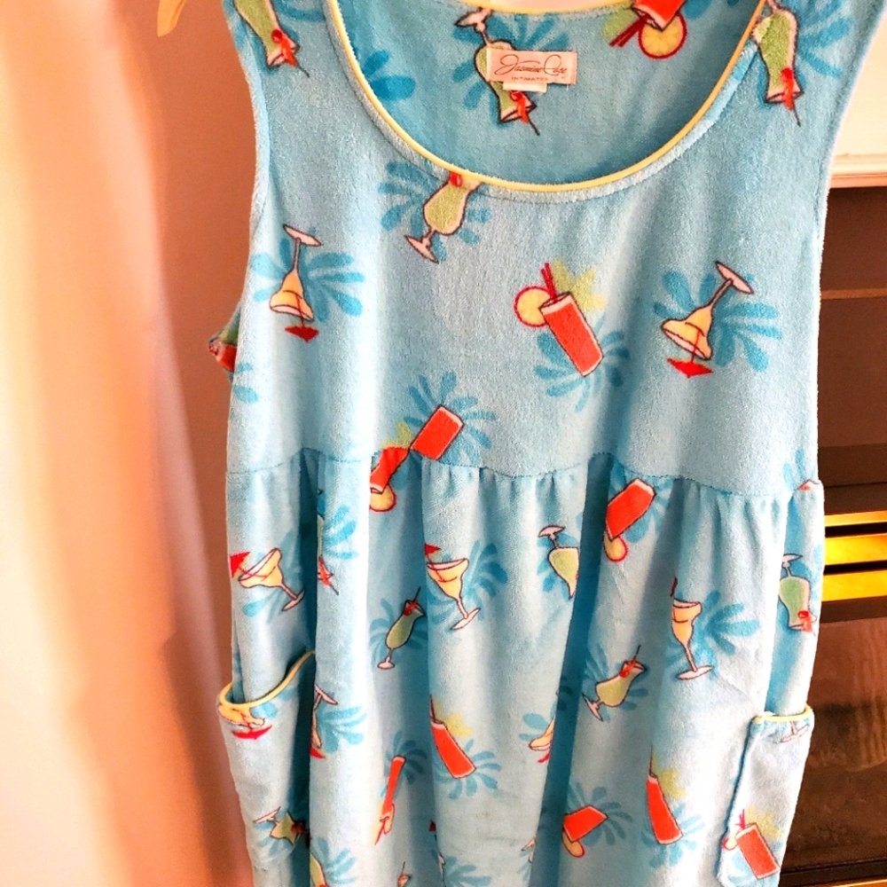 Beach cover-up or after a shower.